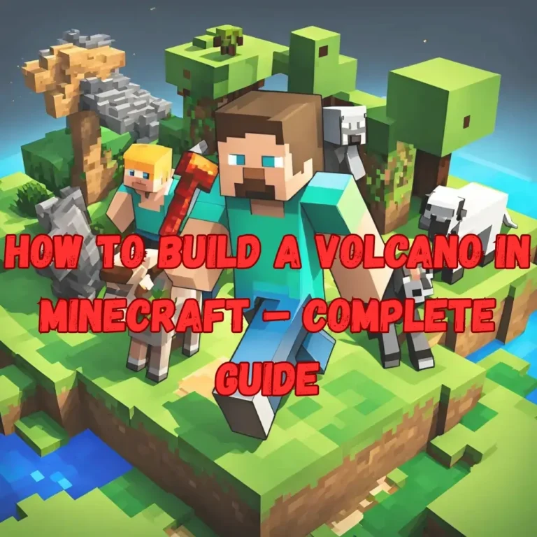 How to Build a Volcano in Minecraft – Complete Guide